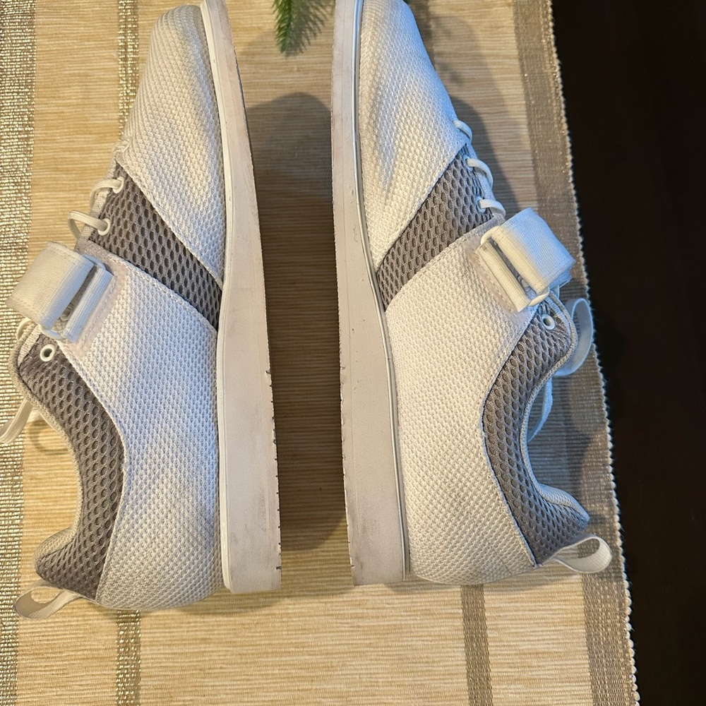 Adidas  Powerlift Weightlifting Shoes White/Black- Size 10.5 - Picture 5 of 9